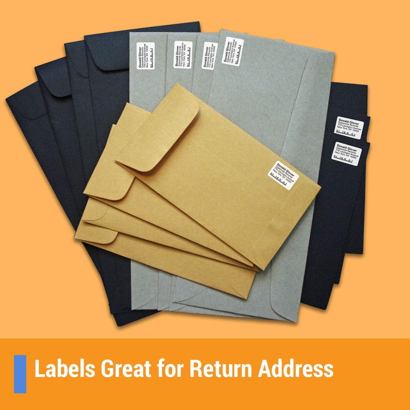OfficeSmartLabels Blank, Rectangular 1 x 1.5 inch Address/UPC EAN Barcode Labels for Laser & Inkjet Printers (50 per Sheet, White, 7500 Labels, 150 Sheets) - Image 2